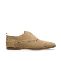 Zapato Cuero Beige